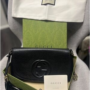 Gucci Soho Leather Glap Shoulder Bag